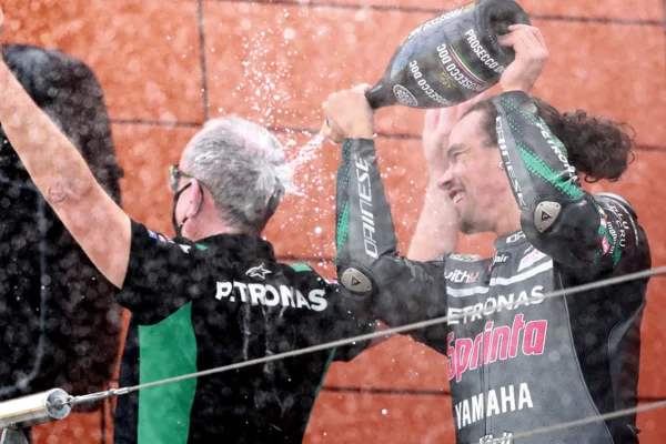 FOR SOCIAL20 Teruel GP Franky morbidelli takes victory