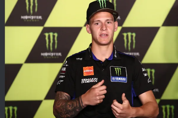 FOR SOCIALS21 fabio quartararo baffled by suit issue as penalty costs him podium place in barcelona