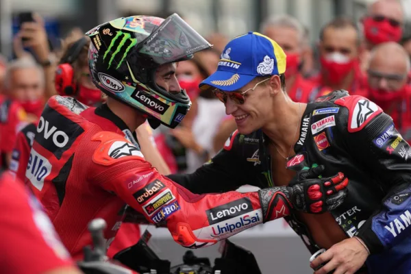 FOR SOCIAL21 bagnaia was on another level says quartararo after misano tussle