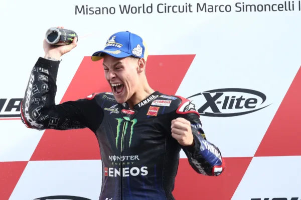 FOR SOCIALS22 fabio quartararo wins maiden motogp ️ title