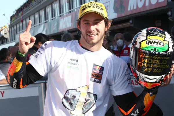 FOR SOCIALS22 remy gardner wins the 2021 fim moto2 world championship
