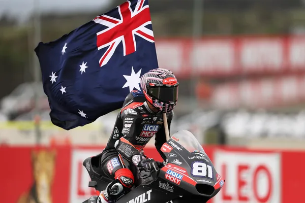 FOR HEADERS25 agius takes historic moto2 home win as moreiras title lead shrinks